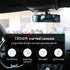 Car Rearview Mirror, 12 Inch Anti-Glare Panoramic Convex Rear View Mirror, Automotive Interior Extended Clip-on Wide Angle Rearview Mirror, Univer...