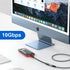 chenyang USB C Extension Cable USB 3.1 Gen 2 Type C Male to Female Fast Charging Data Transfer 90 Degree Angled Extension Nylon Braided Cable 0.2M...