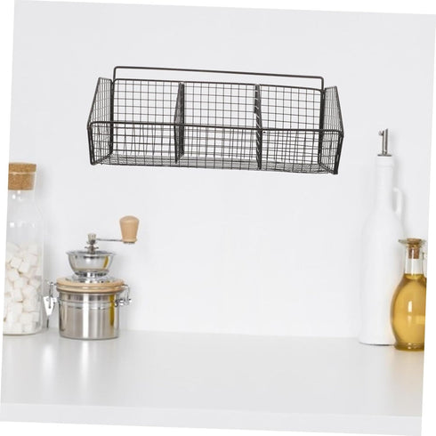 storage box drain basket wall shelf Storage sink household ginger single layer seasoning box Organizer rag home wall shelf shelf for sponge food b...