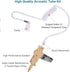 Acoustic Tube Earpiece Walkie Talkie Headset for Baofeng UV-5R BF-888S BF-F9 UV-82 UV-82HP Arcshell AR-5 AR-152 H-777 RT21 RT22 RT68 Kenwood TK-23...