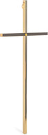Dicksons Goldtone 8 Inch Metal Decorative Hanging Wall Cross...