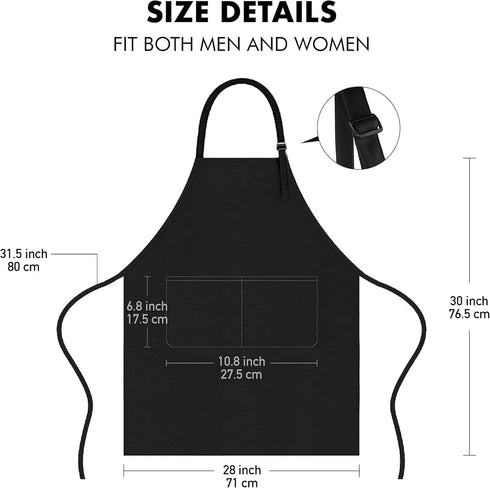 Funny Grill Aprons for Men - May The Forks Be With You - Funny Cooking Apron for Movie Fans - Men’s Kitchen Chef Cooking BBQ Aprons - Grilling Gif...