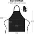 Funny Grill Aprons for Men - May The Forks Be With You - Funny Cooking Apron for Movie Fans - Men’s Kitchen Chef Cooking BBQ Aprons - Grilling Gif...