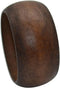 Handmade Ethnic Wood Cuff Bracelet Vintage Simple Round DIY Natural Wooden Chunky Bracelet Straw Wicker Braid Woven Bangle Statement for Women Jew...
