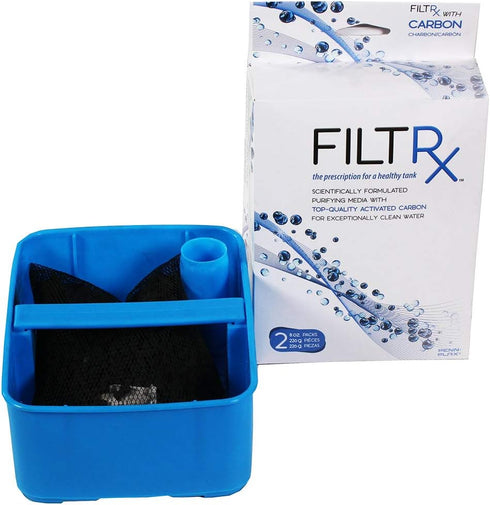 Penn-Plax Filtrx Purifying Media for Canister Filters – Compatible with Cascade, Marlin, and Other Aquarium Filter Systems with Trays – Activated ...