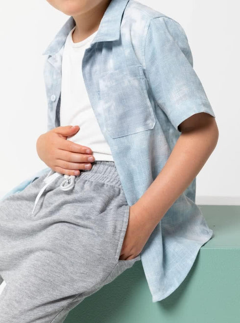 Style Arc Sewing Pattern - Rhys Kids Overshirt...