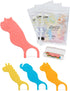 Unflavored Kids Floss - No Fluoride Dual Line Dental Floss Picks - Fun Oral Care in Colorful Floss Sticks Design - Kids Flossers Prevent Tooth Dec...