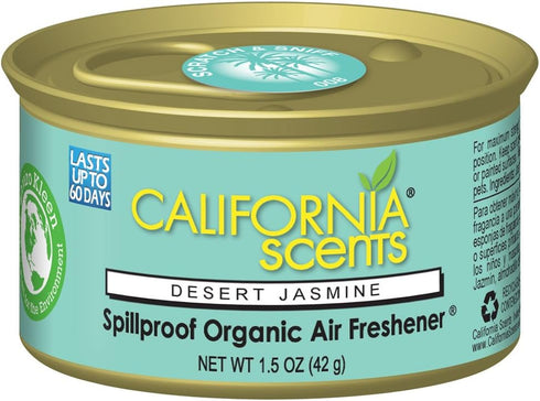 California Scents Spillproof Can Air Freshener Eco-Friendly Odor Neutralizer for Home, Car, Much More, Desert Jasmine, 1.5 oz, 12 Pack...