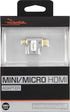 Rocketfish HDMI-to-Micro-/Mini-HDMI Adapter (RF-G1175) Silver/Gold - New...