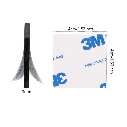 UPINS 60 Pack Double Sided Foam Tape Square Self-Adhesive Foam Tape Black Strong Sticky Pads for DIY Art Crafts Supplies...