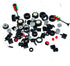 Wheels and Axles,Traffic Light ,Tires Bulk Lot - Building Bricks Block Education Wheels Set Toy Compatile with Major Brands, 52 pcs, over 6 years ...