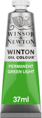 Winsor & Newton Winton Oil Color, 37ml (1.25-oz) Tube, Permanent Green Light...