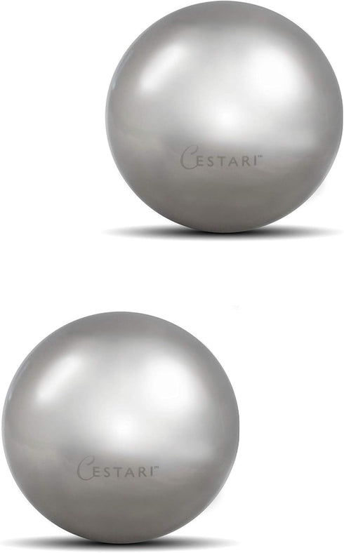 Cestari Whiskey Ball - Reusable Stainless Steel Ice Spheres - Chill Your Scotch, Vodka, Wine - Ice Cube Metal Whiskey Stones - Drink Coolers Gift ...