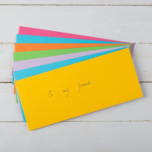 50 Pack Colorful #10 Business Envelopes Self Seal Standard Envelopes for Office Checks, Business, Letter Mailing Invoices, 4.13 x 9.49 Inches...
