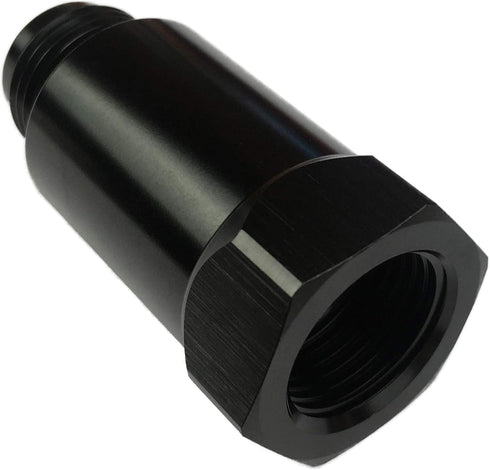 Inline Roll Over Check Valve 6AN Female to 6 AN Male In-line Fuel Cell Rollover Vent Valve Aluminum Adapter Fittings...