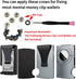 Maintenance Screws and Screwdriver for Minimalist Wallet Replacement Wallet Screws for Slim Wallet (Basic Silver)...