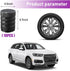 10 PCS Car Tire Valve Stem Caps, Anodized Aluminum Wheel Stem Covers, Corrosion Resistant Car Tire Air Caps, Vehicle Exterior Accessories for Car,...