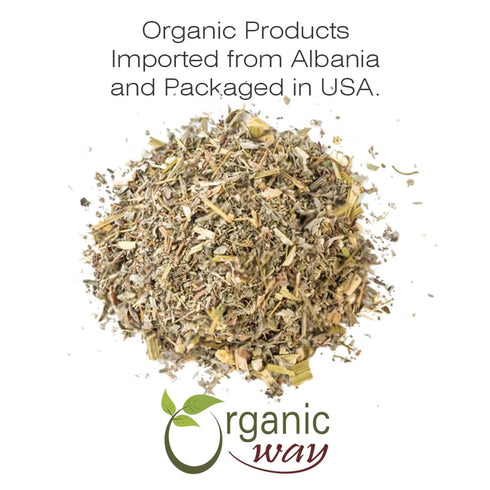 Organic Way Wormwood Herb Cut & Sifted (Artemisia absinthium) - Herbal Tea | European Wild-Harvest | Kosher & USDA Certified | Vegan, Non-GMO & Gl...
