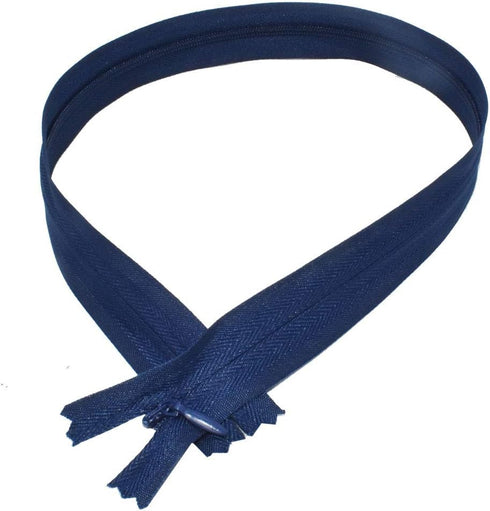 40Pcs 20 Inch Nylon Invisible Zippers Sewing for Tailor Sewing Crafts, Dresses, Skirts, Pillows DIY Crafter's Special (Navy)...