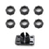 6 Pack Car Phone Mount Replacement Parts Tightening Nut for Replacement Car Mount Screw-On Ball-Joint Fixed Adapter Head Bracket Holder Ring for C...