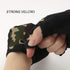 Kid Half Finger Short Mitten Shock-Absorbing No-Slip Cycling Gloves Exercise Skate Skateboard Roller Skating Glove for 4-9 Years Old Boy Girl Chil...