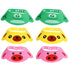 6pcs Hair Washing Hat Shower Bath Silicone Cap Soft Adjustable Visor Shampoo Cap for...