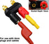 onelinkmore 2-Way Banana Plug Jack Socket Binding Post Video Speaker Terminal Connectors Dual Insulated Terminal Binding Post 4mm Banana Plug Fema...