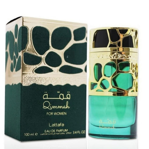 Lattafa Perfumes Qimmah for Women EDP (Eau De Parfum) - 100ML (3.4 oz) |Featuring notes: Cedar, Oudh, Myrrh, Amber, Lavender I...