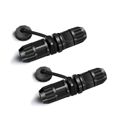 RJ45 Waterproof Connector, Female to Female, Panel Mount, 8P8C,CAT 6, CAT 5, CAT 5E, M20 IP67 Ethernet LAN Cable Coupler Outdoor Adapter Weatherpr...