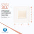 Dynarex Dynafoam Waterproof Bordered Adhesive Foam Wound Dressing Bandage, 4" x 4", 10 Count...