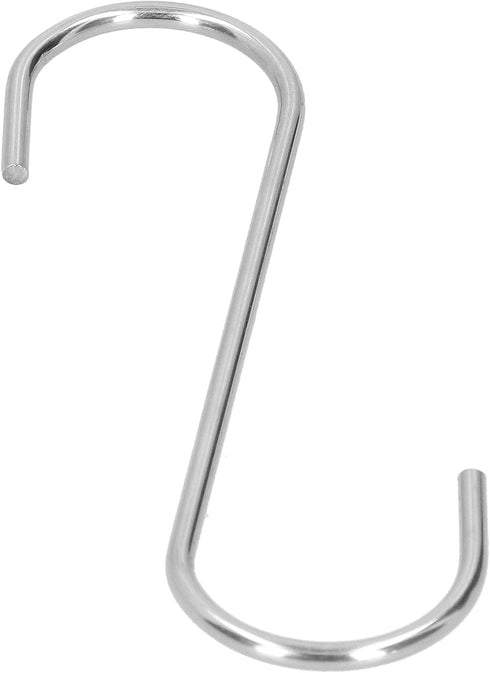 S Hook, Hanging Feeder Stainless Steel S Hook, Stainless Steel Heavy Duty S Shaped Hook for Bathroom, for Garden Balcony Hanging Bird Feeder Acces...