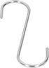 S Hook, Hanging Feeder Stainless Steel S Hook, Stainless Steel Heavy Duty S Shaped Hook for Bathroom, for Garden Balcony Hanging Bird Feeder Acces...