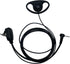 Walkie Talkie Earpiece with Mic PTT 2.5mm 1 Pin D Shape Radio Earpiece Headset Compatible with Motorola Talkabout Walkie Talkie MH230R MR350R T200...