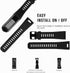 Bands Replacement Compatible with Garmin Vivosmart HR, Black Strap with Black Metal Buckle Fitness Sport Wristband, Screwdriver Included...