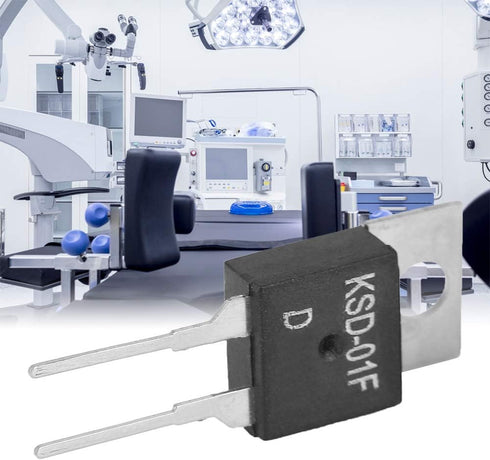 JUC-31F/KSD-01F Temperature Control Normally Closed Switch Thermostat Switch 40~130 Control Temperature Thermal Protector (D80),Control Switch...