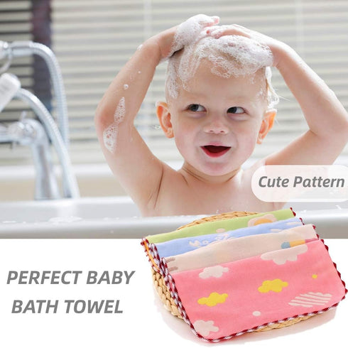 Haijinxi Baby Face Cloth, Premium Great Density Cotton Muslin Washcloths, Super Soft Baby Washcloth for Delicate Skin and Great Sewing Face Towel,...