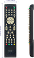 RC2010V Remote Control Replacement fit for VIORE TV LC37VF56 LC32VF56 LC26VF56 LC24VF56 LC22VF56 LC32VH70 LC42VF56 LC32VH56A LC26VH56 LC19VF56 LC3...