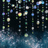 Cheerland Iridescent Star Garland Decorations Holographic Hanging Stars Moon Party Decoration Galaxy Birthday Streamer Ramadan Eid Banner Baby Sho...