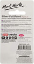 Mont Marte Premium Silver Foil Paint 0.67oz (20ml), Suitable for Pour Painting, High Pigment Level, Shimmering Color...
