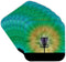 3dRose cst_173456_2 Tie Dye Disc Golf Basket-Colorful Disc Golf Tie Dye Basket Design-Soft Coasters, Set of 8...