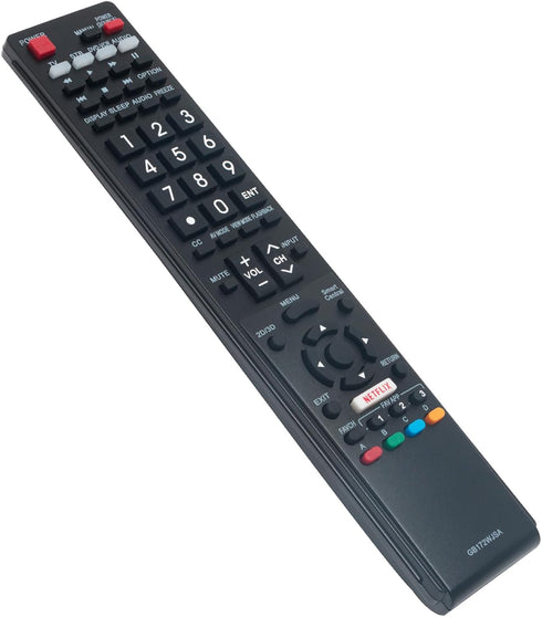GB172WJSA Replace Remote Control fit for Sharp LCD LED TV HDTV AQUOS LC-60EQ30U LC-60LE661U LC-60LE660U LC-60C6600U LC-70LE660U LC-80LE661U LC-70C...