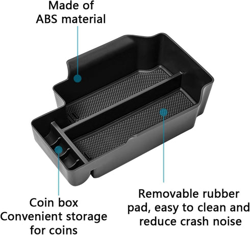 EDBETOS Center Console Organizer Tray Compatible with Chevy Colorado GMC Canyon Accessories 2015 2016 2017 2018 2019 2020 2021 2022 Armrest Second...
