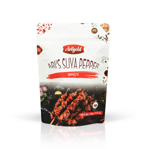 Ari's Suya Pepper - Hand Crafted Nigerian Suya Spice, African seasoning powder, grilled steak seasoning, chicken seasoning, and Seafood Seasoning....
