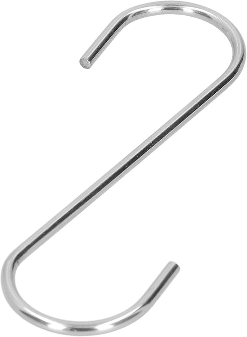 S Hook, Hanging Feeder Stainless Steel S Hook, Stainless Steel Heavy Duty S Shaped Hook for Bathroom, for Garden Balcony Hanging Bird Feeder Acces...