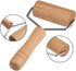 Lasenersm 1 Piece 9.5cm Wide Wooden Pastry Pizza Roller - Brayer Wooden Rolling Pin for Baking, Ceramic, 5D Diamond-Paint Art...