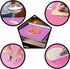 Silicone Baking Mat for Pastry Rolling Dough with Measurements (20" x 16 ", pink)...