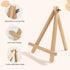 9.4 in Wooden Easel Stand for Painting, Canvases, Art, Crafts, Tabletop Easels, Small Wood Table Top Paint Tripod Station for Kids Adults, Portabl...