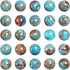 6MM Crazy Blue Lace Agate Beads for Jewelry Making Semi Precious Gemstone Round Loose Stone Beads for Bracelets Handwork Business...