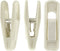 Velvet Hangers Clips, 20 Pack Ivory Pants Hanger Velvet Clips, Strong Hanger Clips Perfect for Thin Felt Hangers...