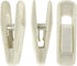 Velvet Hangers Clips, 20 Pack Ivory Pants Hanger Velvet Clips, Strong Hanger Clips Perfect for Thin Felt Hangers...